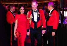 Foto principe Harry e la moglie Meghan Markle