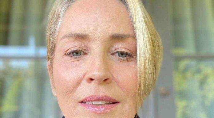 Sharon Stone triste