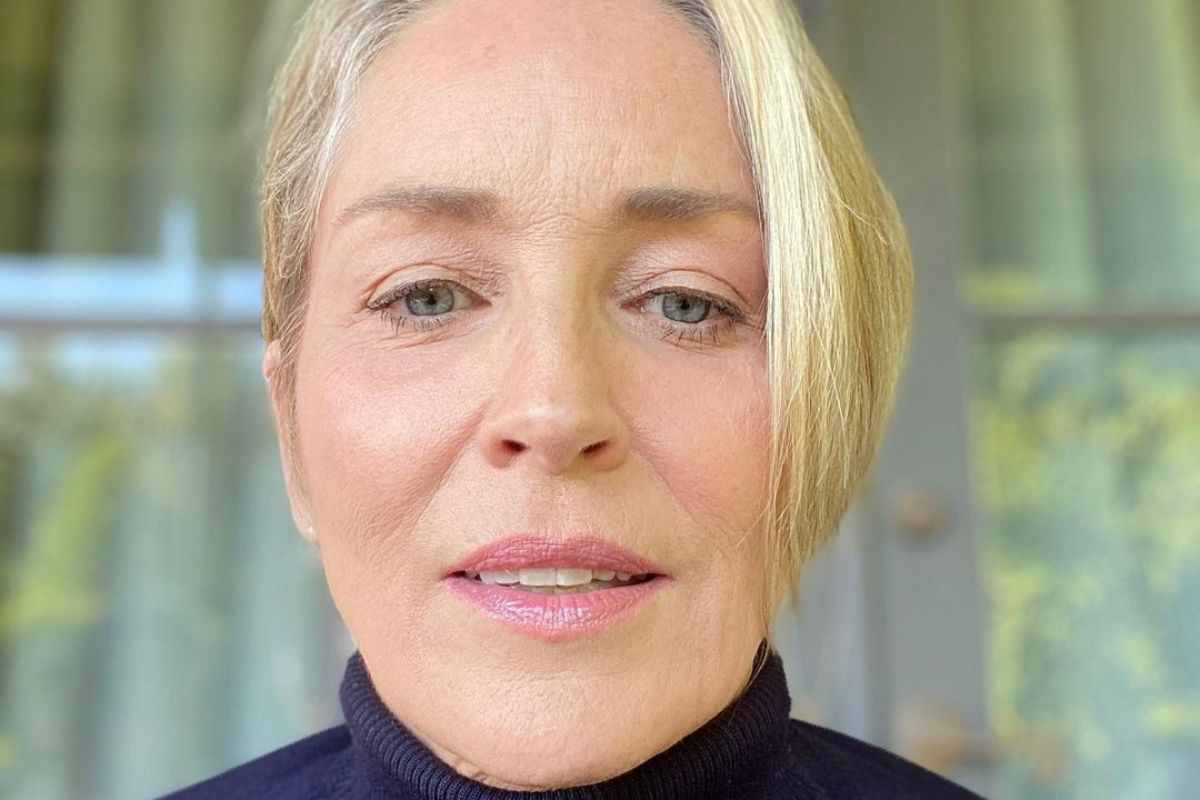 Sharon Stone triste